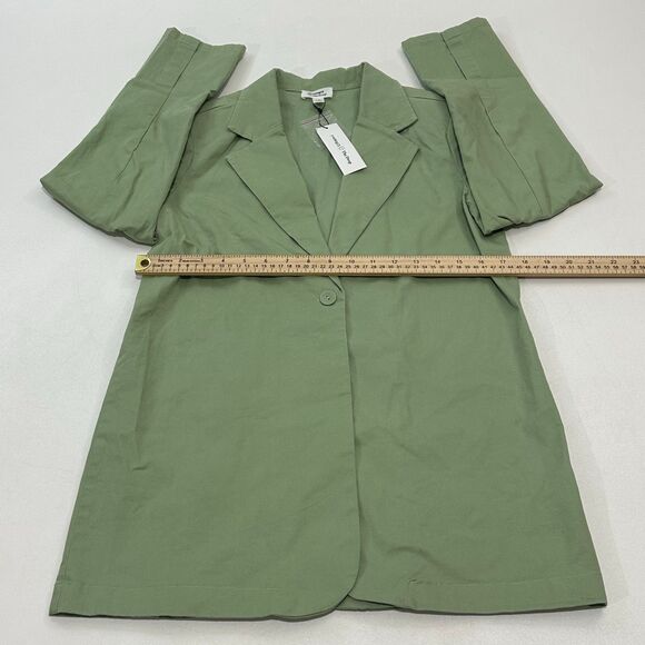 The Drop Women's Blazer Quiet Green Convertible Fit Single-Button, Size S - Picture 3 of 5